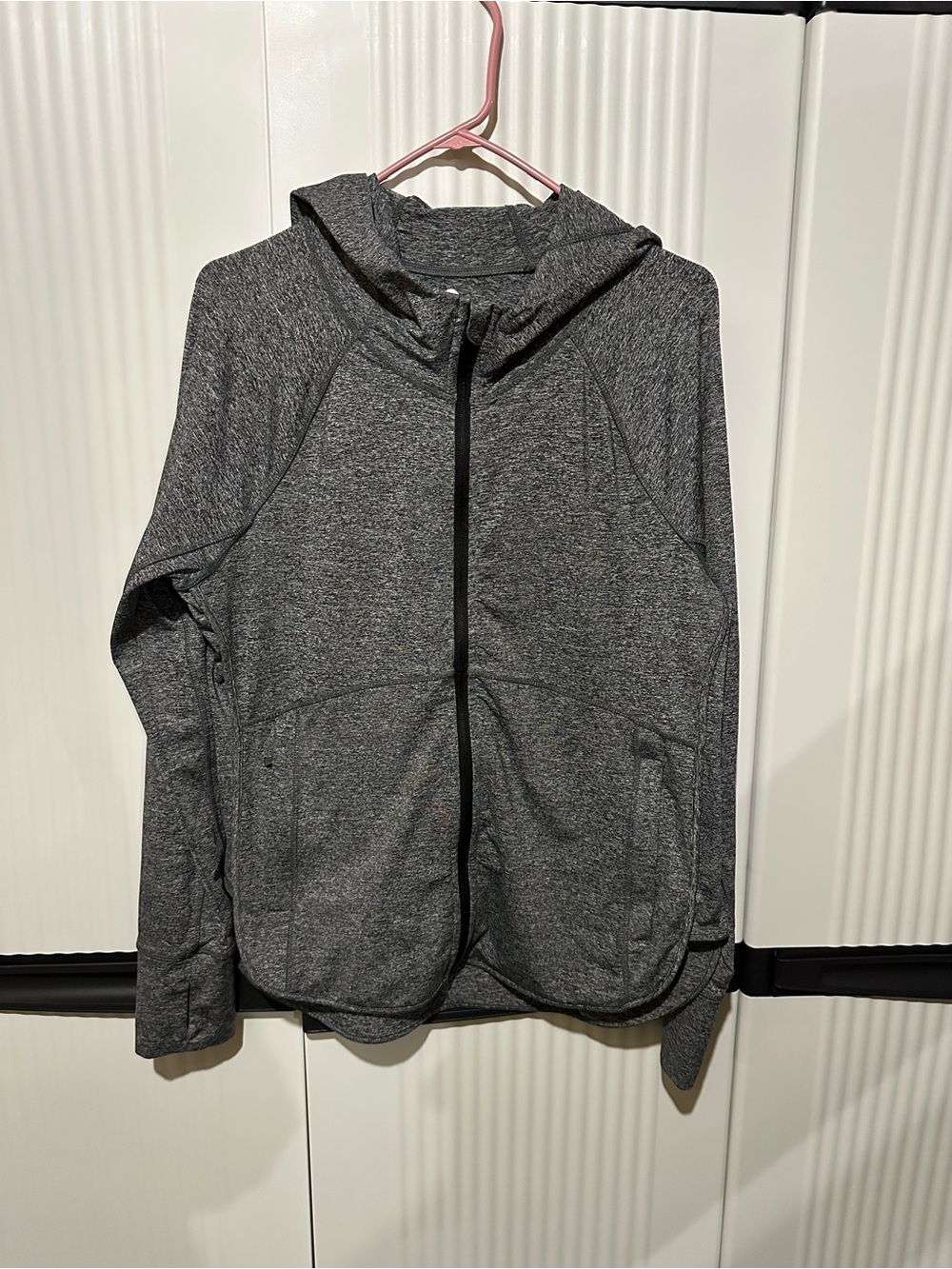 Reflex Gray Hooded Zip-Up Jacket for Kids